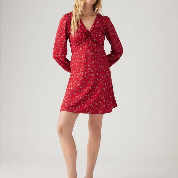 Levi's Dresses & Skirts - Levi’s Floral Red Dress